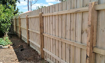 Timber Paling Fence Package with post 125*125mm ; Paling 1650mm