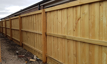 Treated Pine Fence Package with Capping